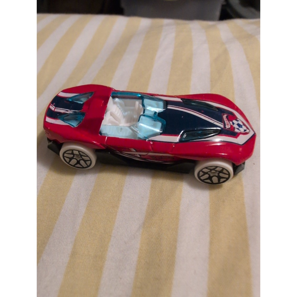 Hot Wheels Red Soccer Car 1:64 Diecast Toy Vehicle Malaysia R0932